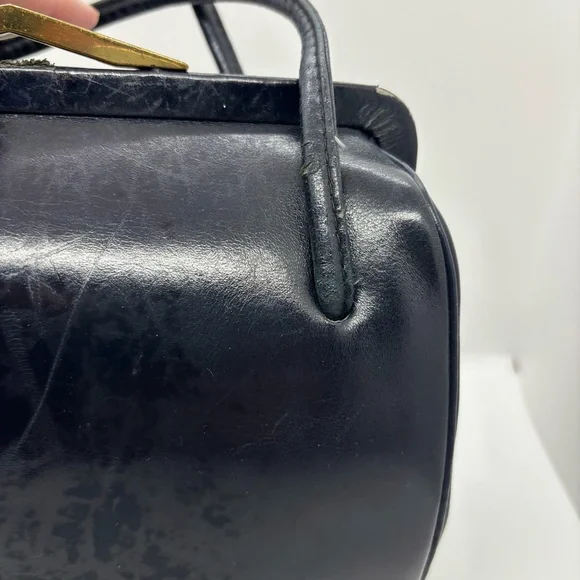 Vintage Mid-Century Top Handle – Navy Blue – OS - Picture 7 of 16